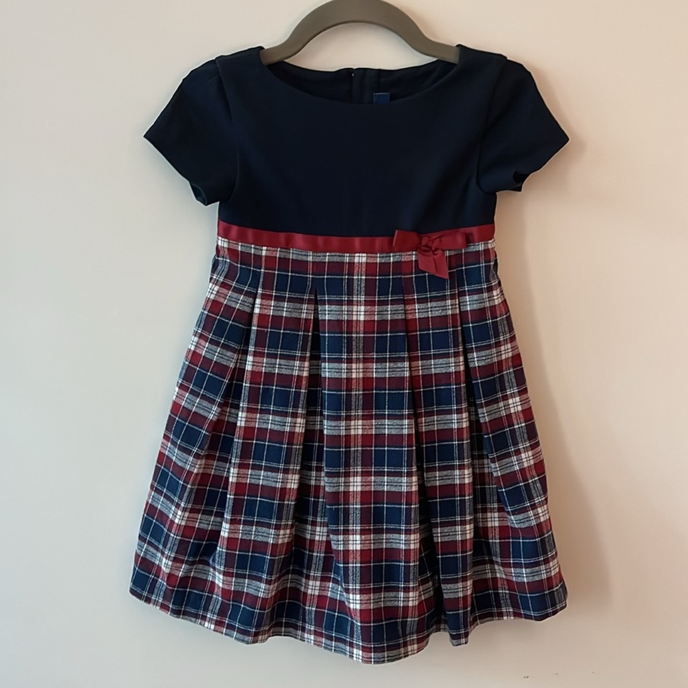 My Chicco Navy Plaid dress sz 4-5
